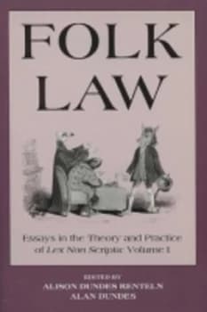 Image of Folk Law by Alison Dundes Renteln Book