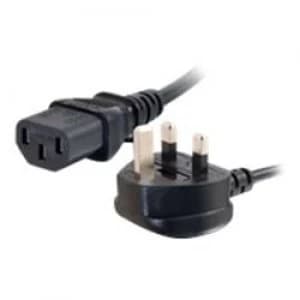 Image of C2G 5m 16 AWG Universal Power Cord (IEC320C13 to BS 1363)
