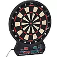 Image of HOMCOM LED Dartboard PP (Polypropylene), PS (Polystyrene) Black