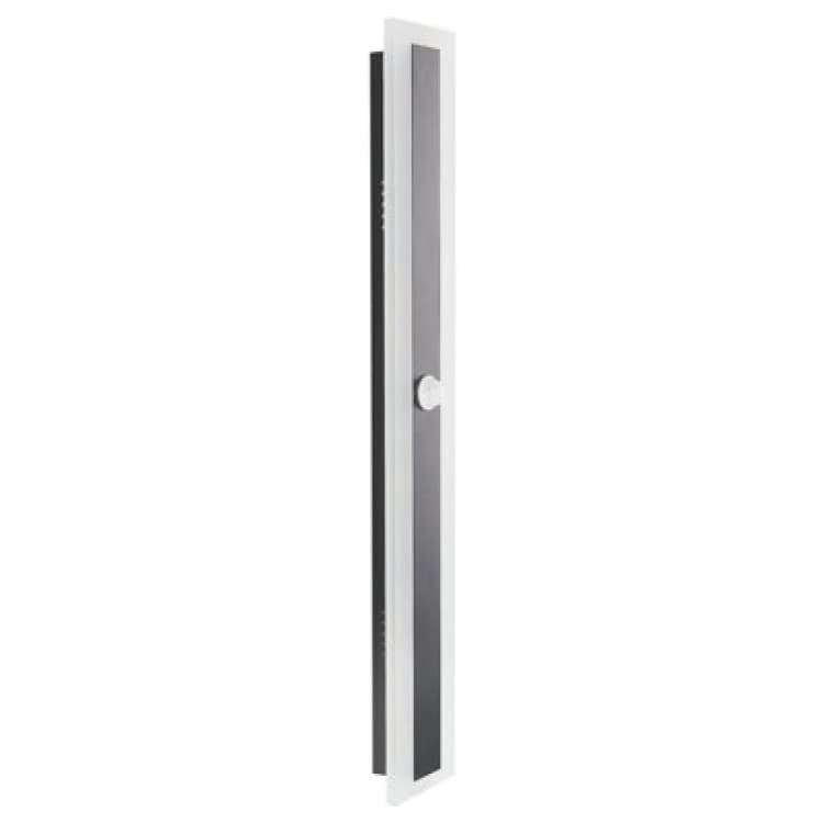 Image of BELIANI Beliani - Outdoor LED Wall Light Lamp 80cm Steel with Motion Sensor Black Savane 396453