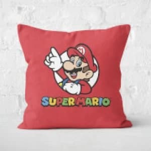 Image of Super Mario Square Cushion - 40x40cm - Soft Touch