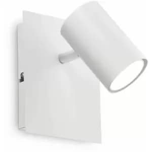 Image of White wall light spot 1 bulb