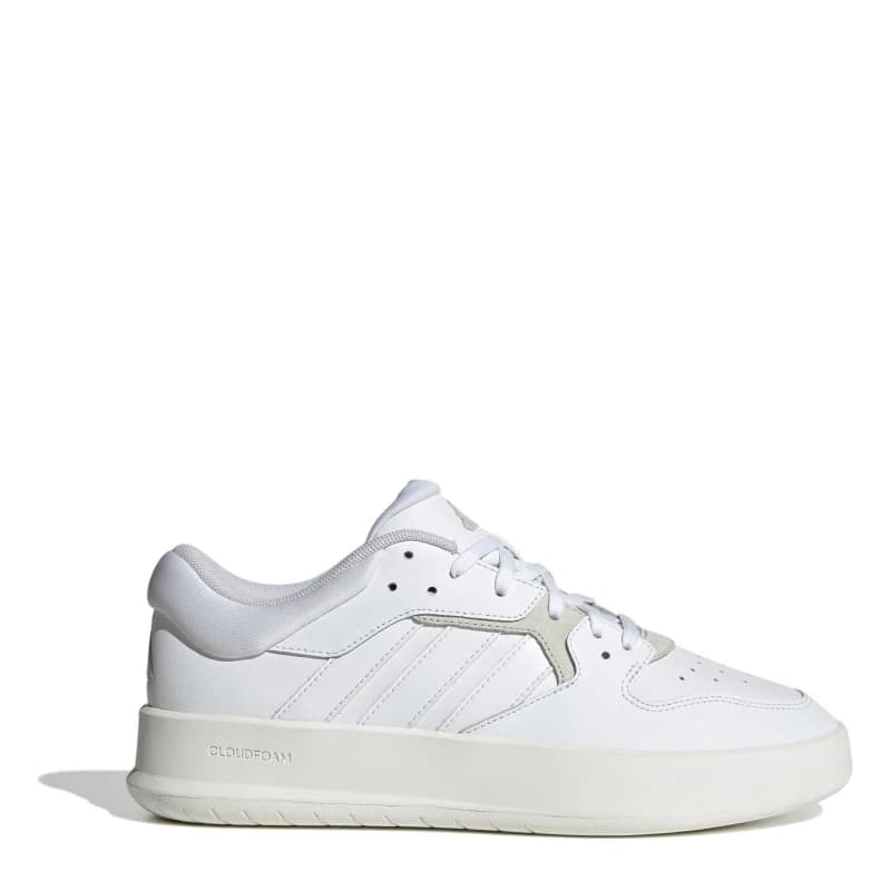 Image of adidas Court 24 Shoes Mens - White White 9