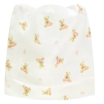 Image of Polo Ralph Lauren Polo Baby Boys Teddy Bear All Over Print Beanie - White/Pink