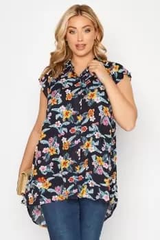 Image of Dipped Hem Shirt