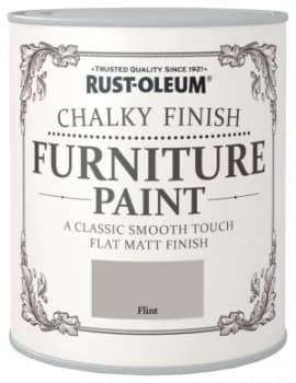 Image of Rust-Oleum Chalky Matt Furniture Paint 750ml - Flint