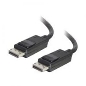 Image of C2G 5m DisplayPort Cable with Latches M/M - Black