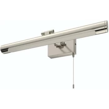 Image of LED over mirror brushed silver bathroom light - Brushed - Forum