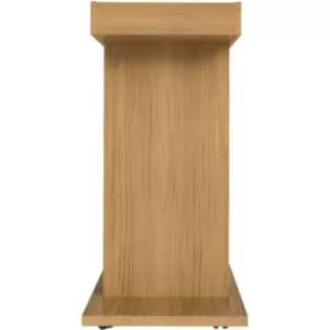 Image of Naples Drinks Bar Cart Oak Finish