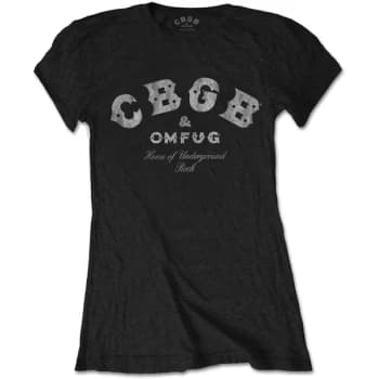Image of CBGB - Classic Logo Womens Small T-Shirt - Black
