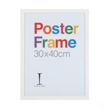 Image of iFrame Perspex White Poster Frame 30 x 40cm