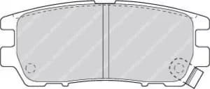 Image of Ferodo FDB804 Brake Pad Set Rear Axle Premier Car