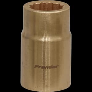 Image of Sealey 1/2" Drive Non Sparking Bi Hexagon Socket Metric 1/2" 15mm