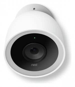 Image of Nest Cam IQ Outdoor Security Camera NC4100GB Smart Home Security Camera in White