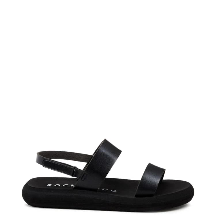 Image of Rocket Dog Womens Sunshine Ankle Strap Sandals UK Size 8 (EU 41) Black RKD299-BLACK-8