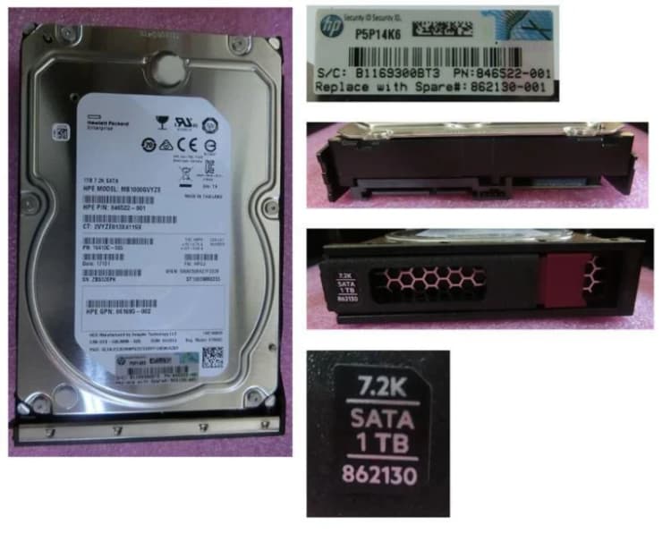 Image of HPE 1 S 6G 7.2K LFF LP