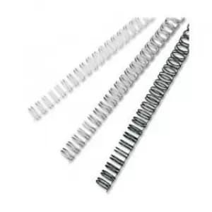 Image of GBC A4 5mm Binding Wire Elements 34 Loop 35 Sheet Capacity Black Pack of 100