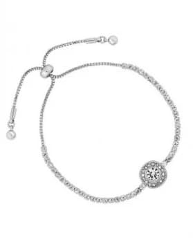 Image of Jon Richard Crystal Halo Toggle Bracelet