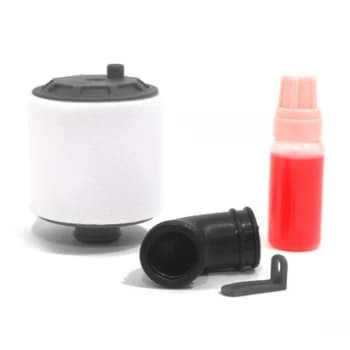 Image of Fastrax 1/10Th Air Filter Re-Buildable - Black