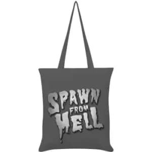 Image of Grindstore Spawn From Hell Tote Bag (One Size) (Grey) - Grey