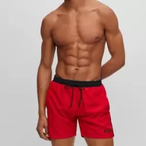 Image of BOSS Bodywear Mens Starfish Swim Shorts - Bright Red - S