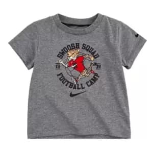 Image of Nike Swoosh Soccer T Shirt - Grey