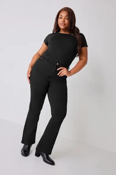 Image of Bootcut Stretch Jeans