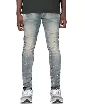 Image of Purple Brand Spotted Indigo Jeans