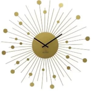 Image of Acctim Wall Clock 29648 50 x 3.5 x 50cm Brass