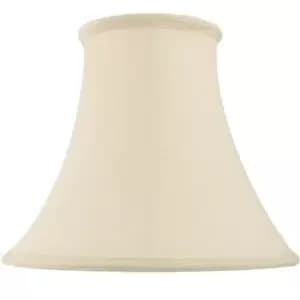 Image of 22" Round Bell Handmade Lamp Shade Cream Fabric Classic Table Light Bulb Cover