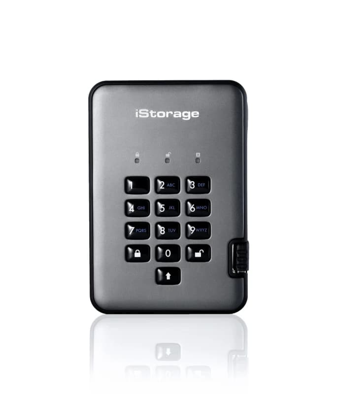 Image of iStorage iStorage diskAshur PRO² SSD 2TB Secure Portable Solid State Drive |FIPS 140-2 Level 3 certified AES-XTS 256-bit Hardware Encryption PIN