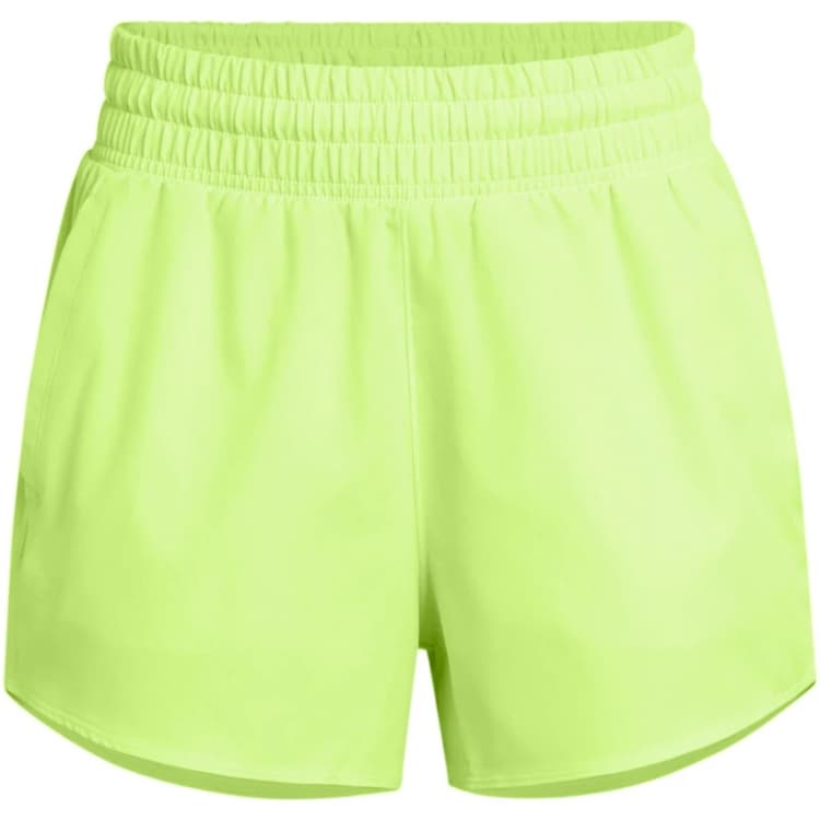Image of Under Armour Armour Flex Woven Short 3" Gym Womens - Green Green 8