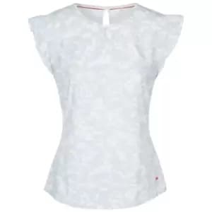 Image of Trespass Womens/Ladies Tulissa Ditsy Print T-Shirt (L) (Grey/White)