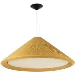 Image of Faro Hue-In - 4 Light Large Dome Ceiling Pendant Yellow, E27