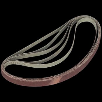 Image of Sealey 12mm x 456mm Sanding Belt 12mm x456mm 120g Pack of 5