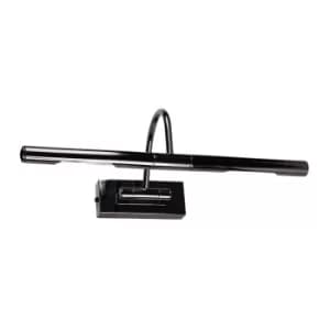 Image of Capri Traditional Picture Wall Light in Black Chrome