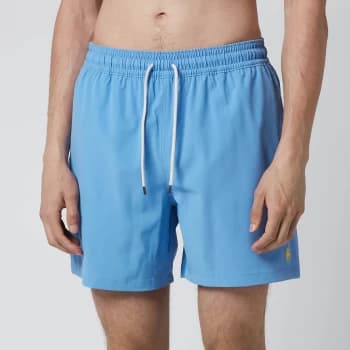 Image of Polo Ralph Lauren Mens Traveler Swim Shorts - Harbor Island Blue - XL