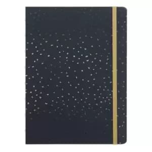 Image of Filofax A5 Confetti Refillable Notebook, Charcoal Black