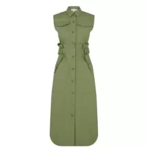 Image of Ted Baker Zamya Utility Dress - Green