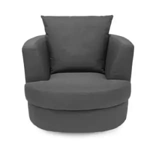 Image of Bliss Swivel Chair Small Grey