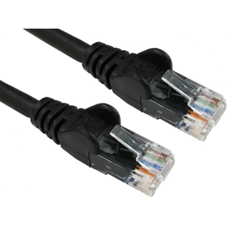 Image of Cables Direct 5m Economy Gigabit Networking Cable - Black