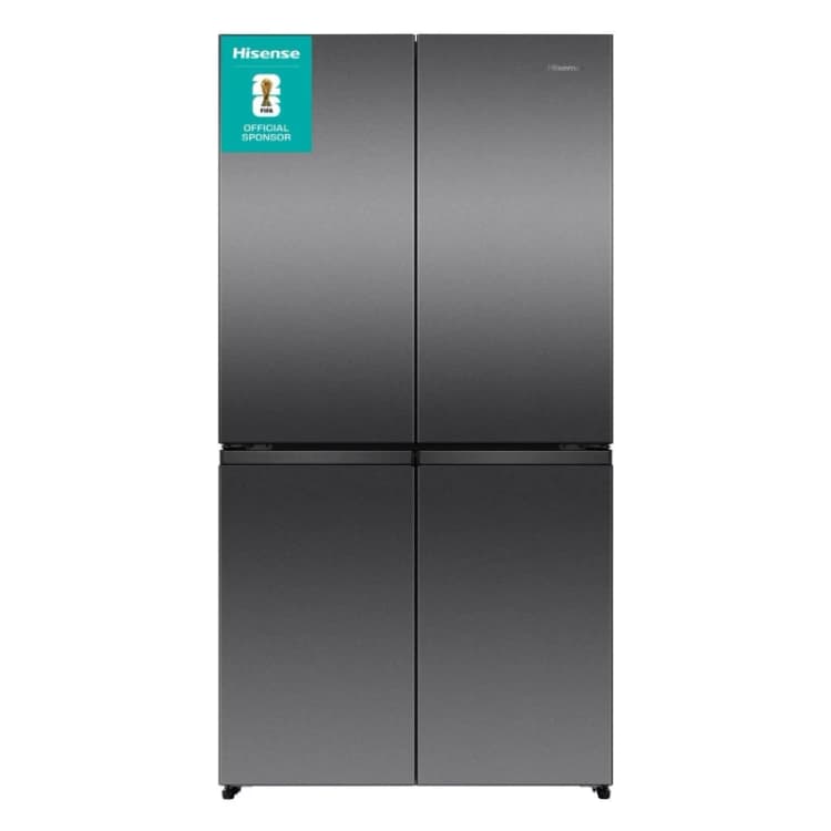 Image of Hisense RQ5P640SSKD PureFlex Four Door Fridge Freezer - BLACK STEEL RQ5P640SSKD