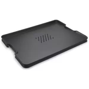 Image of Joseph Joseph Cut & Carve Plus Chopping Board Black Extra Large