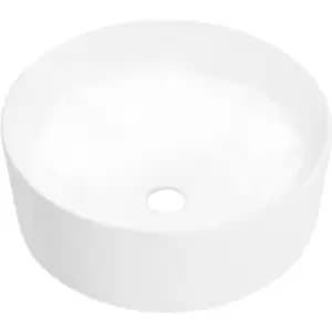 Image of Vidaxl - Wash Basin 36x14cm Ceramic White White