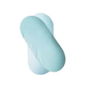 Image of Clair de Lune Pack of 2 Blue Fitted Moses Sheets