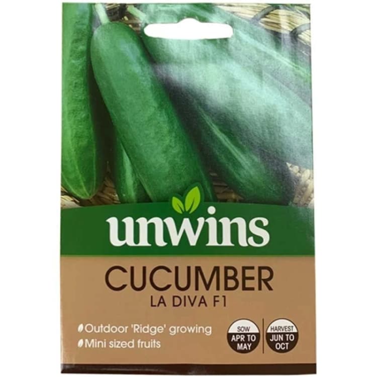 Image of Unwins Cucumber (Mini) La Diva F1