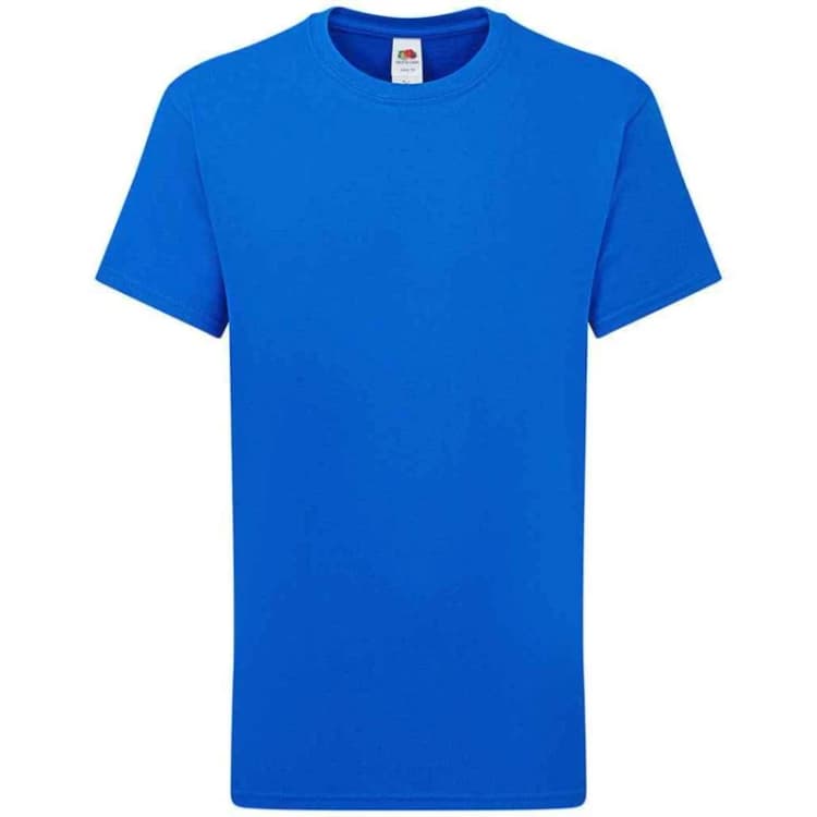 Image of Fruit Of The Loom Iconic 195 girls's in Blue