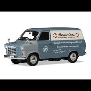 Image of Corgi Ford Transit Sherlock Ohms Electrician Diecast Model