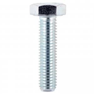Image of Hexagon High Tensile Set Screw Zinc Plated M10 100mm Pack of 50