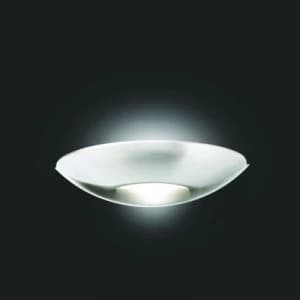 Image of Wickes Marseille Brushed Chrome Wall Mounted Uplighter - E14